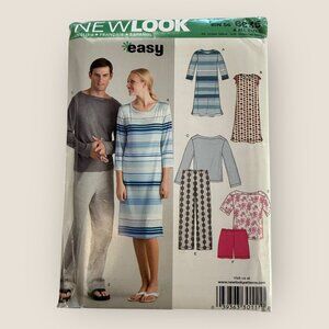 New Look Sewing Pattern 6635 Unisex Pants Shorts Top Dress All Sizes XS-XL 2000s